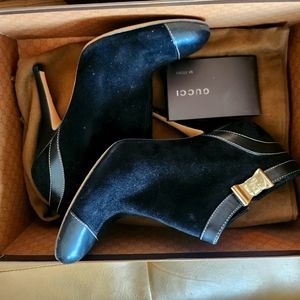 Gucci Suede Booties